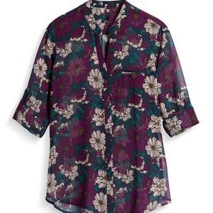 Kut from the Kloth Sinclaire Button Down Blouse
